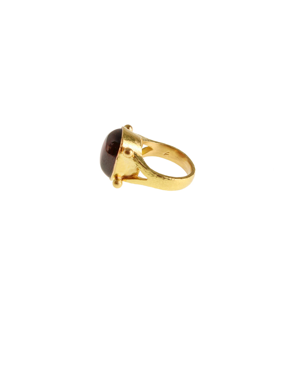 Hessonite Garnet Ring