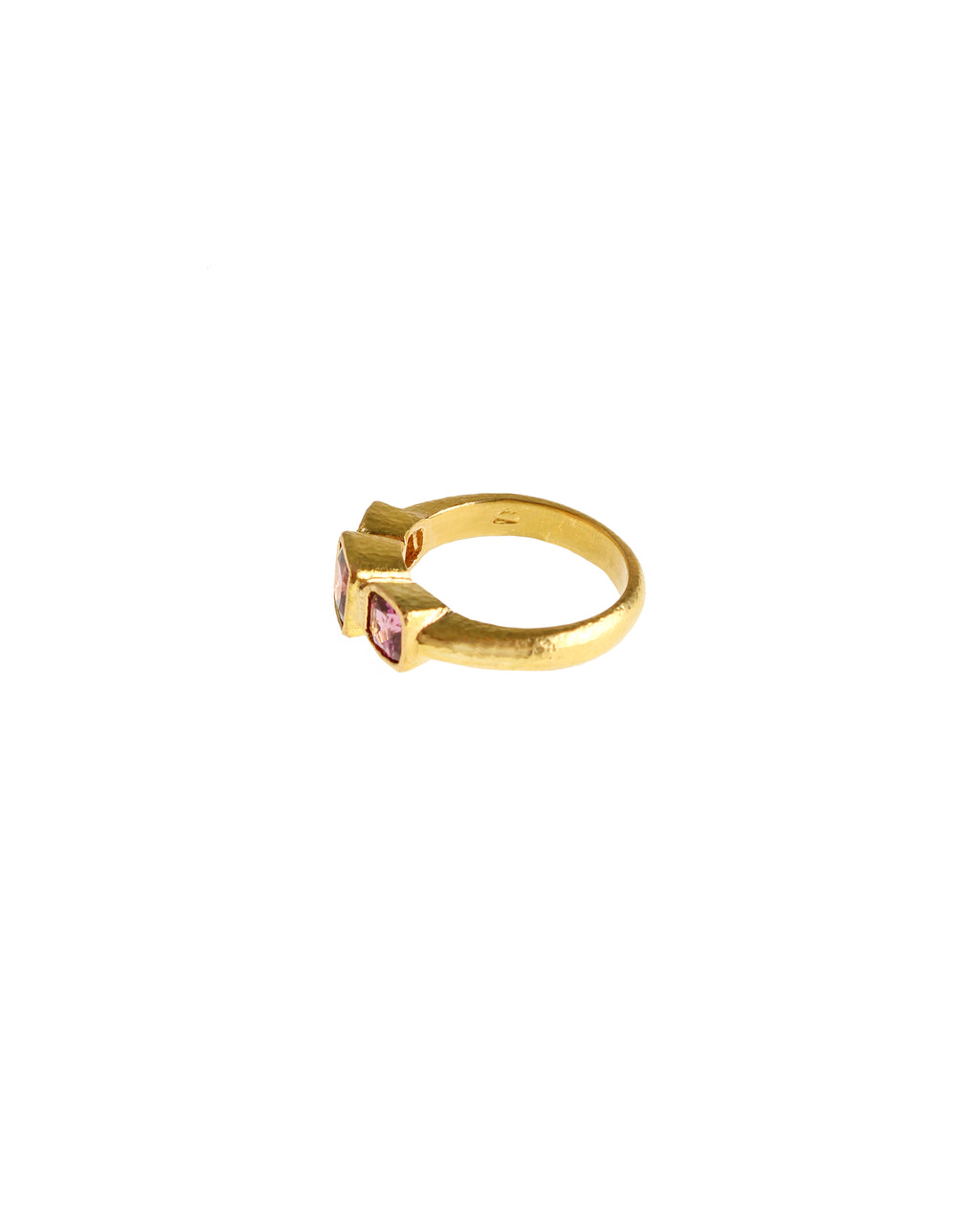 Faceted Rhodolite Ring