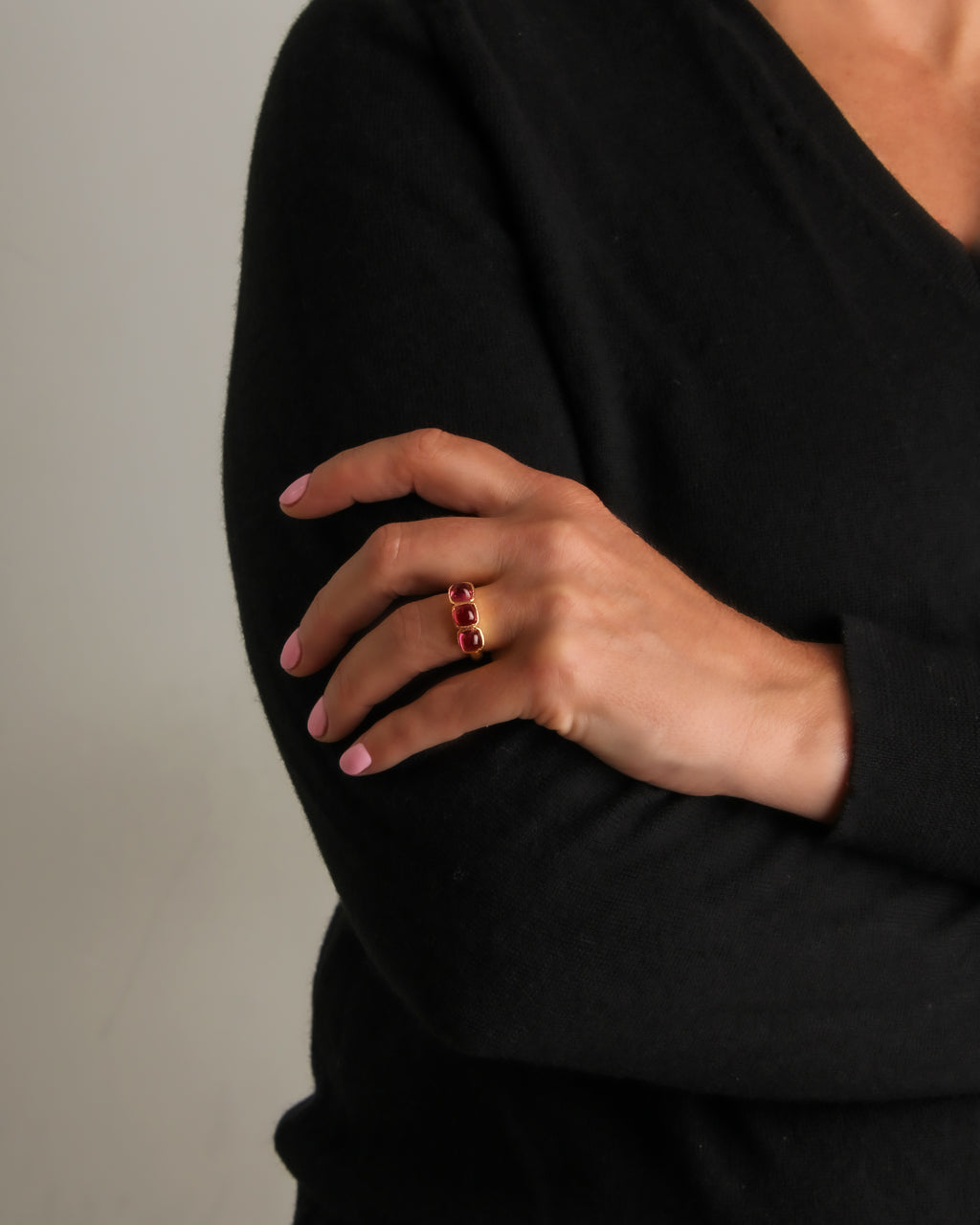 Pink Tourmaline Ring