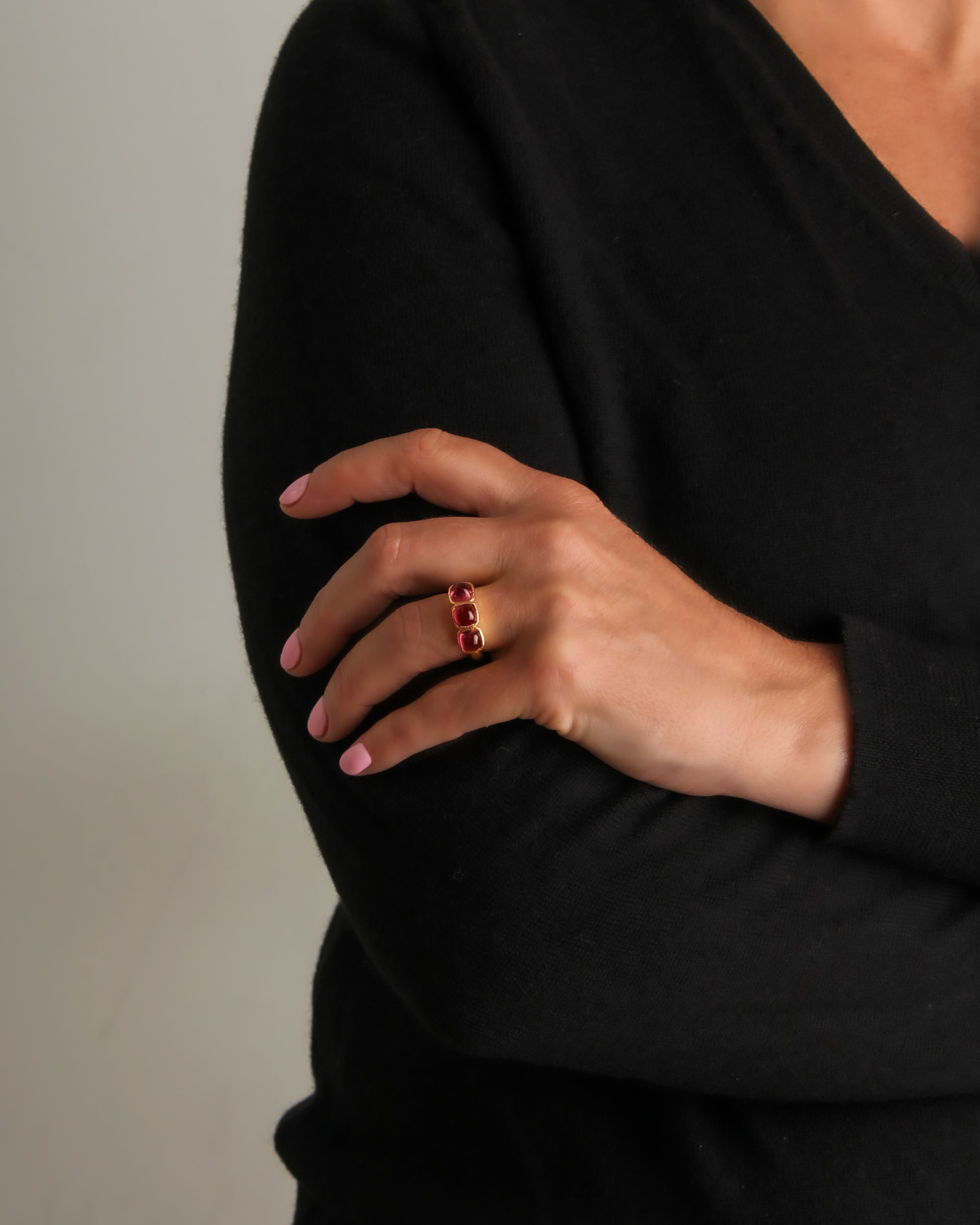 Pink Tourmaline Ring