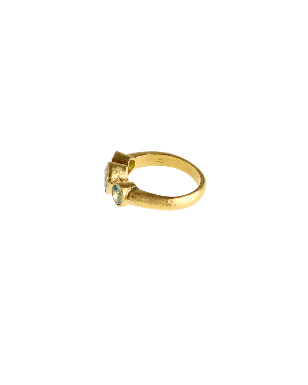 Blue Zircon Ring