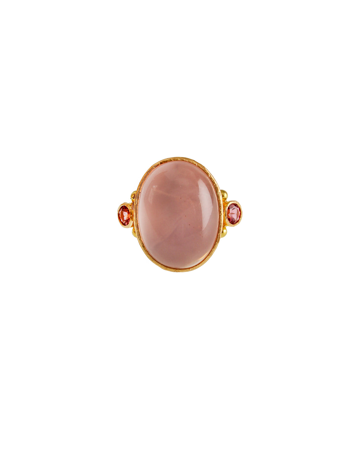 Rose Quartz and Pink Tourmaline Ring
