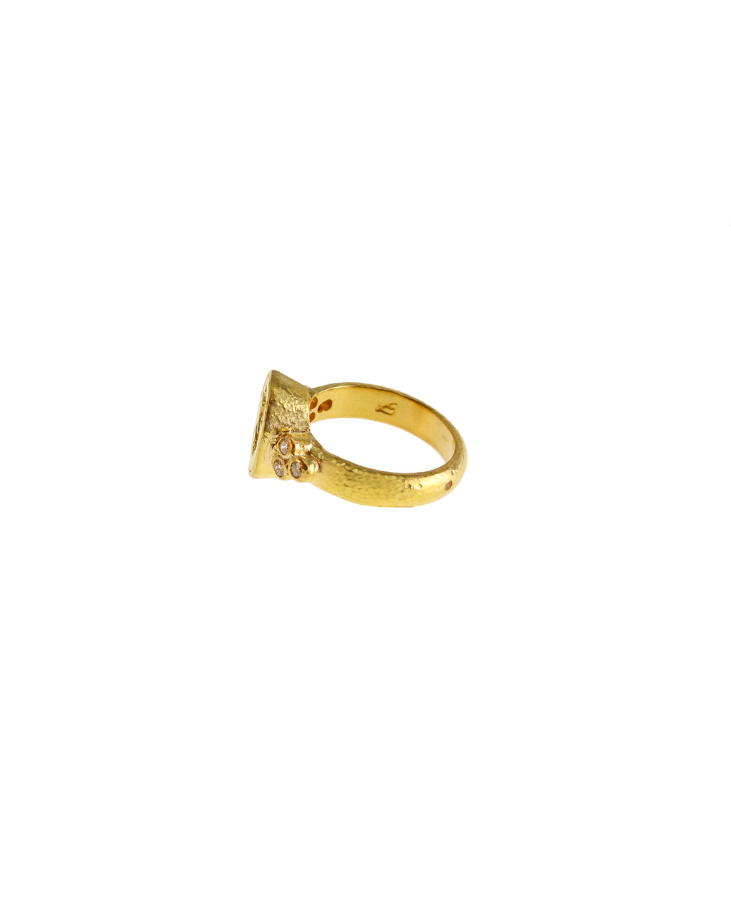 Gold and Diamond 'Horse and Crown' Ring