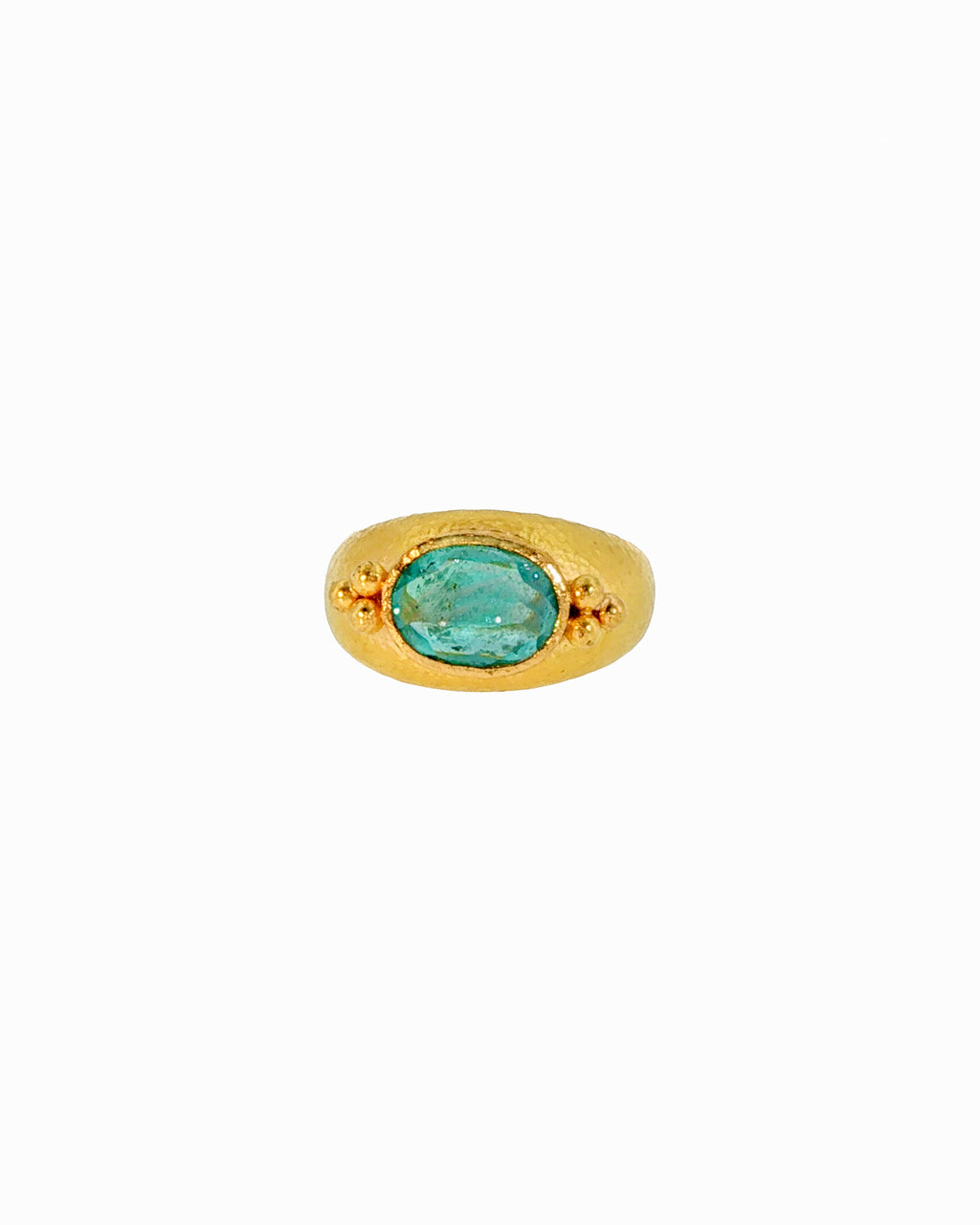 Blue Tourmaline Ring