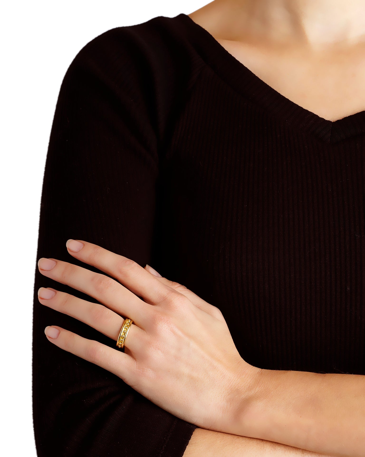 Granulated Stack Ring