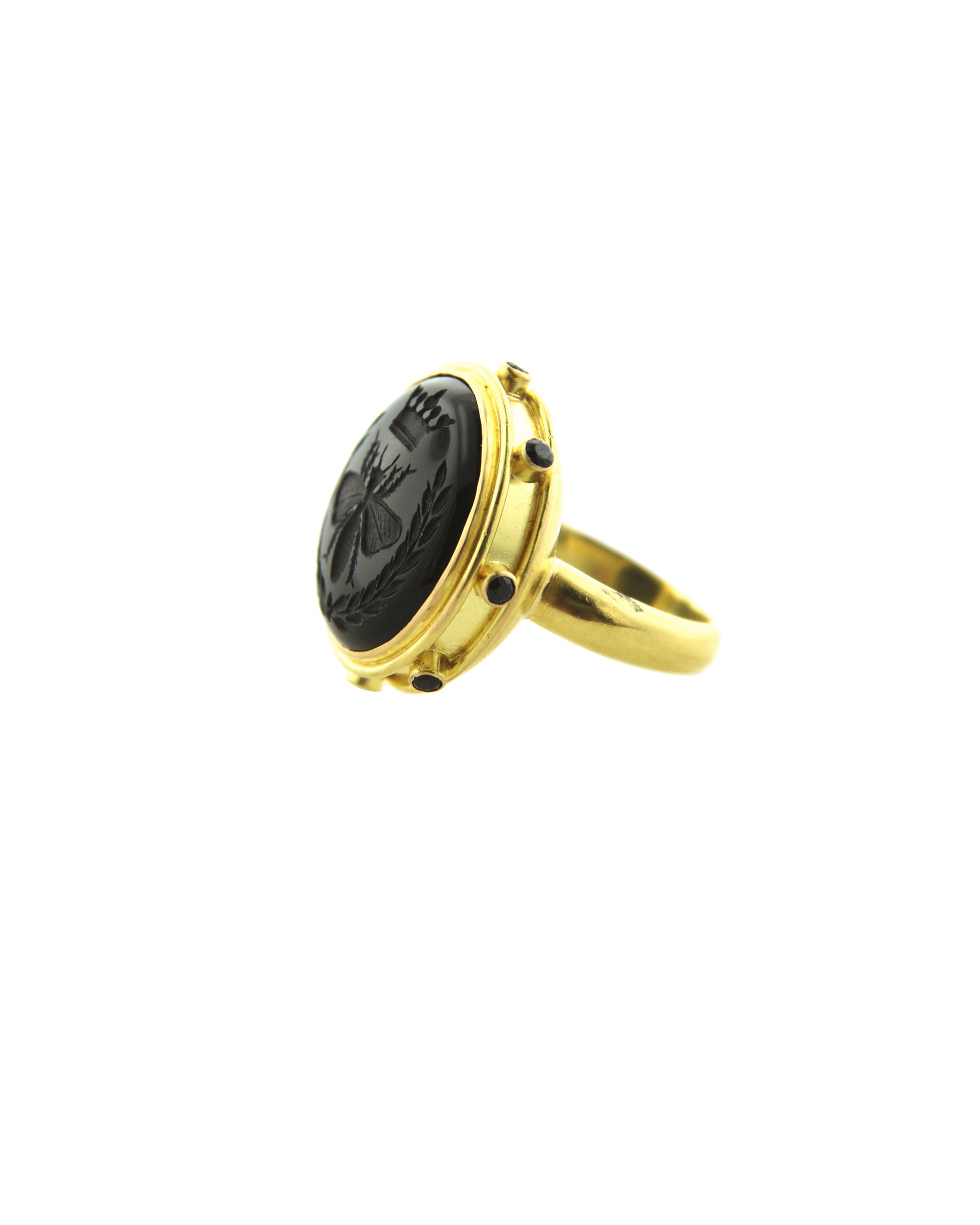Onyx 'Queen Bee' Ring
