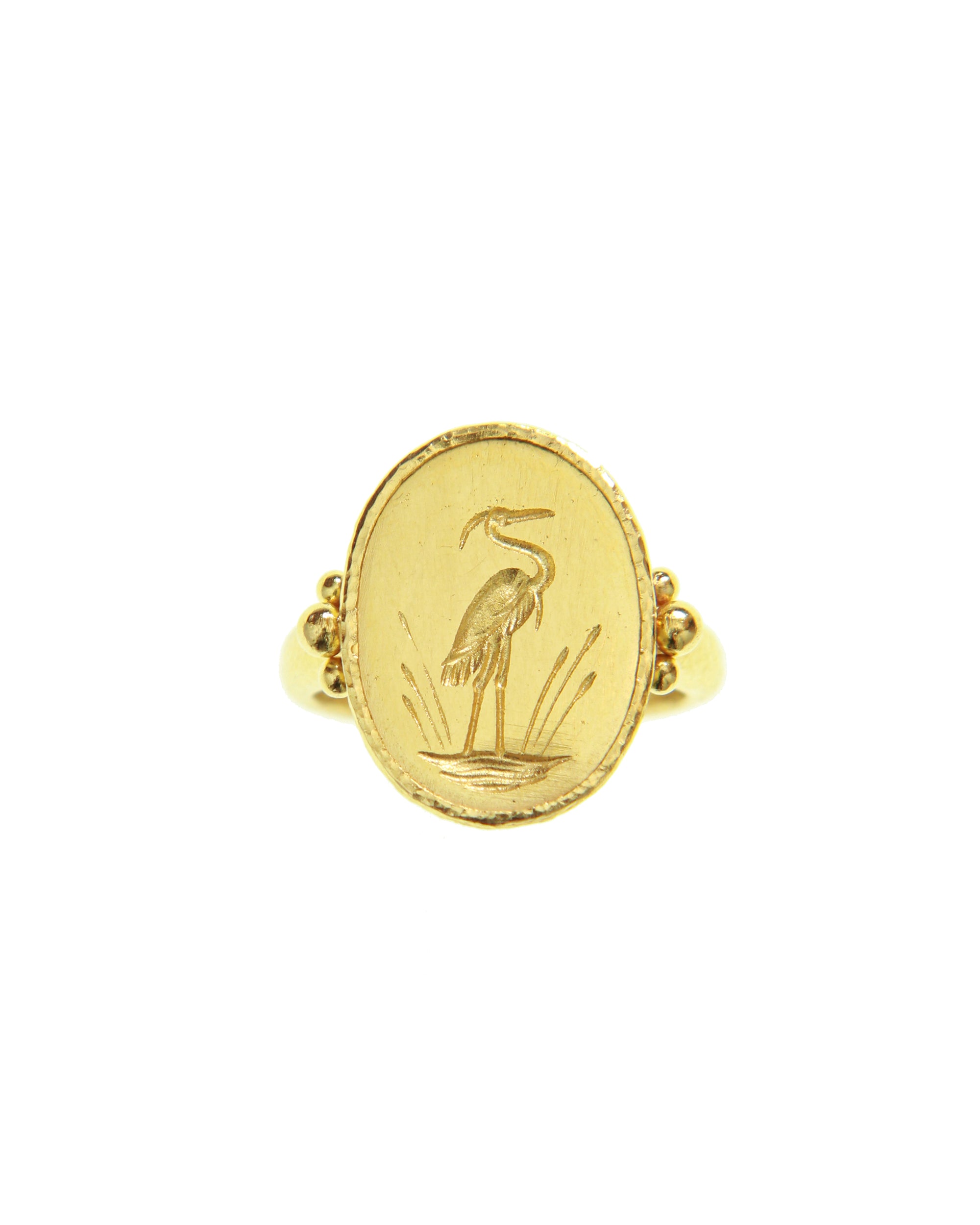 Gold 'Crane' Ring